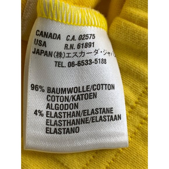 Rare NWT Escada Small 2-piece Yellow Hooded Sweats Set Austria Jogger Vacay 8799 - Picture 5 of 9